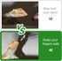 4 Pcs Extra Long Stainless Steel Reptile Feeding Tongs Rubber Tip Bearded Dragon Aquarium Straight and Curved Long Tweezers Terrarium Feeder Tool ...