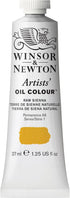 Winsor & Newton Artists' Oil Color, 37ml (1.25 oz) Tube, Raw Sienna...