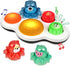 Baby Musical Light Up Toys Drum Gear - Newborn Infant Sensory Tummy Time Toys - Gifts for Boys Girls 0 3 6 9 12 18 Months 1 2 3 Year Old Birthday ...