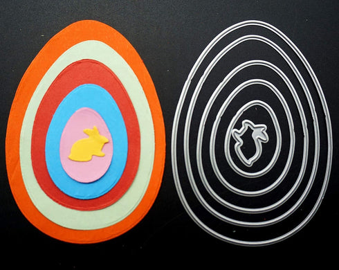 Easter Die Cuts for Card Making,Easter Egg Cutting Dies Rabbit Embossing Template for Scrapbooking DIY Cards Album Crafts Supplies Decorations...