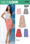 New Look 6053 Misses' Skirts Sewing Pattern, Size A (8-10-12-14-16-18)...