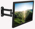 Mount-It! Small TV Monitor Wall Mount Arm | VESA Wall Mount Bracket | Fits 19 20 21 22 23 24 25 26 27 Inch Display Screens | 75 100 VESA and RV Co...