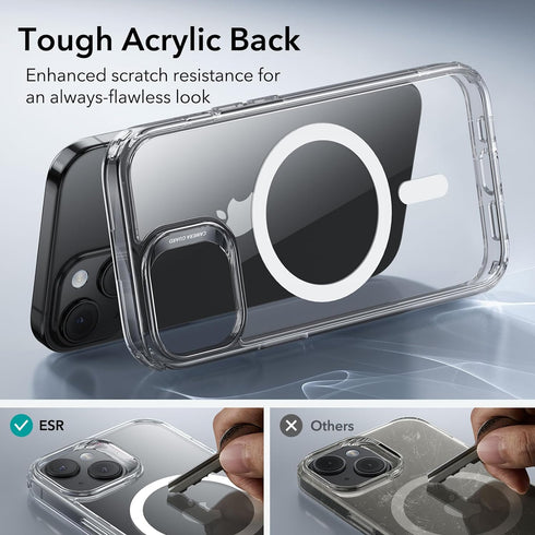 ESR for iPhone 15 Case, Compatible with MagSafe, Military-Grade Protection, Yellowing Resistant, Scratch-Resistant Back, Magnetic Phone Case for i...