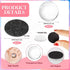 124pcs Craft Magnets Glass w Adhesive Backing and Transparent Clear Glass Cabochons DIY Craft Fridge Magnets Sticker for Refrigerator(62 Sets,1 In...