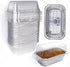 Disposable Mini Loaf Pans with Lids Bakeware Set,1lb, 30 Pack, 6x3.7" Aluminum Foil Bread Pans for Homemade bread, Small Cake Pans, Perfect for Ba...