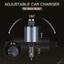 Retractable Car Charger, 4 in 1 Fast Charge Car Phone Charger, Retractable Cables and 2 USB Ports, Car Charger Adapter for iPhone 15/14/13/12 Pro ...