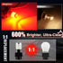 iBrightstar 3157 LED Bulb Red, 3057 LED Brake Lights Bulbs Super Bright for Rear Brake Lights and Tail Lights, 2 Pack...
