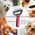 OneCut Pet Grooming Brush and Metal Comb Combo, Pet Grooming Rake and Brushes for Small, Medium & Large Dogs Double Sided Deshedding Tool Removes ...
