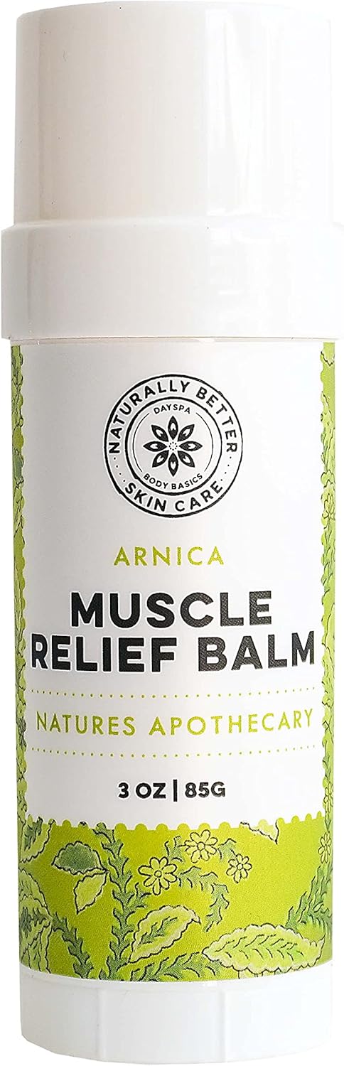 All-Natural Arnica Muscle Balm - Plant-Based Topical swelling and bruising Relief | Essential Oils & Menthol soothes and cools sore muscles, Hypoa...