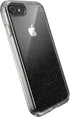 Speck Products Presidio Perfect-Clear with Glitter iPhone SE (2022)| iPhone SE (2020)| iPhone 8| iPhone 7 Case, Clear with Gold Glitter...
