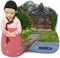 Tiny Hanbok Traditional Korean Clothing South Korea East Asia Tourist Attractions Resin Refrigerator Magnet Traveler Souvenir 3D Fridge Magnets...