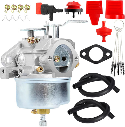 Adjustable Carburetor Compatible with Tecumseh 640052 640054 640058 640058A 640349 HMSK80 HMSK85 HMSK90 HMSK100 HSMK110 LH318SA LH358SA 8HP 9HP 10...