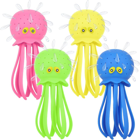 Octopus Water Pool Toys for Toddlers Water Bombs Splash Balls for Kids Summer Bath Swimming (Octopus4PCS)...