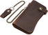 Mens Wallet with Chain Leather Long Bifold Trucker Wallet Vintage Biker Money Clip with Zipper...
