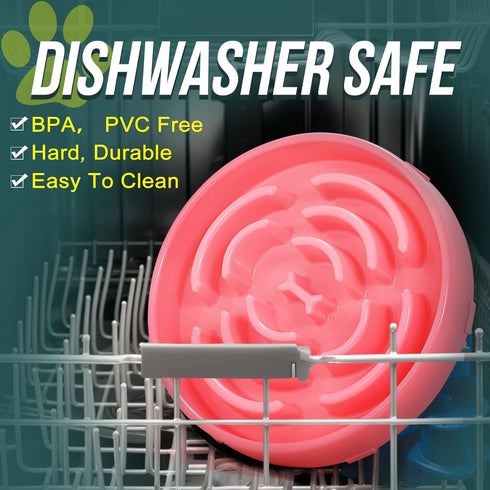 WHIPPY Large Slow Feeder Dog Bowls for Large Medium Dogs Anti-Chocking Slow Feeding Maze Dog Food Bowl Slow Eating Interactive Bloat Stop Puzzle B...