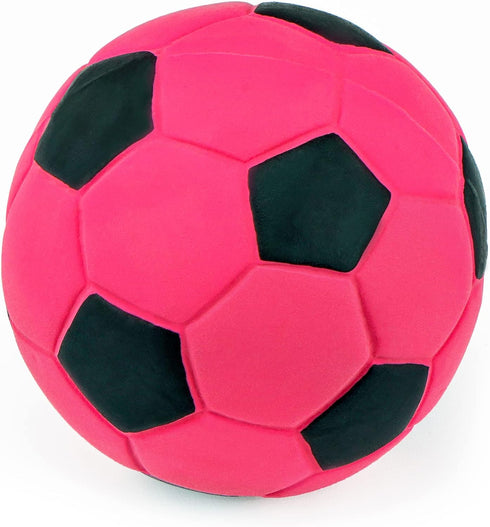 CHIWAVA 3PCS 2.7'' Squeak Latex Dog Toy Football Chew Fetch Throw Ball for Medium Dogs Interactive Play...