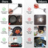 P&P CHEF Black Cooking Utensil Set of 3, Silicone Kitchen Utensils, Slotted & Solid Spatula Turners for Flipping Stir-Frying, Nonstick & Heat Proo...