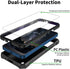 for Blu View Speed 5G Phone Case with Screen Protector,for Blu B1550VL Phone Case Dual Layer Structure Protection Shockproof Corner TPU Bumper Cas...