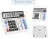 Desktop Calculator Extra Large LCD Display 12-Digit Big Number Accounting Calculator with Giant Response Button, Battery & Solar Powered, Perfect ...