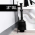 JS Jackson Supplies Professional Bellows Accordion Toilet Plunger, High Pressure Thrust Plunge Removes Heavy Duty Clogs from Clogged Bathroom Toil...