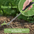 Dandelion Removal Tool, Weed Puller Hand Garden Tools, Stainless Steel Garden Weeding Tool with Rubber Handle...