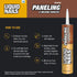 Liquid Nails LN710 Paneling and Molding Adhesive, 10oz, White...