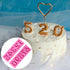 4 Pcs Silicone Mold, AIFUDA Letter, Number Silicone Molds and Number Molds with Happy Birthday Cake Decorations Symbols for DIY Cookies, Chocolate...