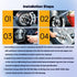 OCPTY 5x120 to 5x120 Wheel Spacers 15mm for 328i 5 Lug Hub Centric Wheel Spacers 72.56mm Compatible With M-Coupe/Roadster with Lug Bolts(12x1.5) f...
