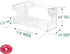 Perky-Pet 347 Clear Outdoor Window Bird Feeder with Strong Suction Cups – 1 Lb Seed Capacity...