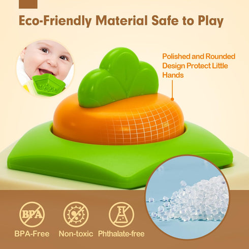 Montessori Toys for 1 Year Old Girl Gifts-Busy Activity Cube Travel Toys for 12-18 Months Baby Sensory Ball Development Educational Toys for 3 6 1...