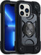 MARKILL Compatible with iPhone 13 Pro Max Case 6.7 Inch with Ring Stand, Heavy-Duty Military Grade Shockproof Phone Cover with Magnetic Car Mount ...