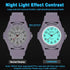 Waterproof Nurse Watch for Medical Professionals, Students, Women Men, Military Time Easy to Read Dial, 24 Hour with Second Hand, Night Light, Sof...