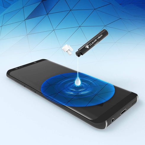 ClearView Liquid Glass Screen Protector | Covers up to 4 Devices | for All Smartphones Tablets and Watches Wipe On Nano Protection - Bottle...