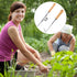 2 Packs Weed Puller Tool Set Stainless Steel Hand Lawn Weed Remover Crack Crevice Weeding Tool Manual Yard Gardening Tool with Wood Handle for Sid...