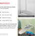 Encasa Homes Replacement Ironing Board Cover & Foam Pad, Heat Reflective 'Metallic Silver Silicone', Drawstring Tightening (Fits Standard Large Bo...