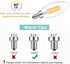 E14 Base LED Filament Candle Shape Light Bulb,E14 European Base Bulb,Warm White 2700K 400LM 40W Equivalent,C35 Clear Glass Torpedo Shape Bullet To...