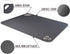 Fotouzy Plastic Cutting Board Flexible Mats With Food Icons, Set of 4, BPA-Free, Non-Porous, Upgrade 100% Anti-skid back and Dishwasher Safe, Mode...
