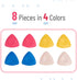 Mr. Pen- Tailors Chalk, 8 Pack, Sewing Chalk for Fabric, Tailors Chalk for Fabric, Fabric Chalk, Fabric Chalk for Sewing, Triangle Fabric Chalk, T...