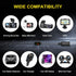 USB A to 12V Adapter, 2-Pack QC3.0 USB A to 12V Cigarette Lighter Adapter Quick Charger Male to 12V Cigarette Lighter Socket Female Cable for Dash...