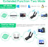 USB WiFi Bluetooth Adapter, 1300Mbps Dual Band 2.4/5Ghz Wireless Network External Receiver, Mini WiFi Dongle for PC/Laptop/Desktop...