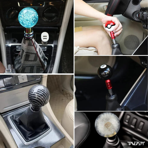 Shifter Knob Adapter M12x1.25 Shift Knob Adapter Aluminum Alloy Shifter Knob Adapter Kit for Most Non-Threaded Manual Transmission (Blue)...