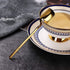 IQCWOOD Coffee Spoons, 5.6 Inches Demitasse Espresso Stainless Steel Small Spoon, Gold Teaspoons for Dessert, Sugar, Tea, Ice Cream, Set of 6...