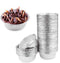 100 Pack 4" Round Tart Pie Foil Pans Disposable Pans Aluminum Foil Tart & Pie Tins Pans for Baking,Cooking,Storage or Reheating...