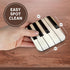 3dRose cst_45224_2 Piano Keys-Instruments-Photography-Soft Coasters, Set of 8...
