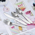 VANRA 2 Pieces Children Fork Spoon Set with Travel Case for Lunch Box, 18/8 Stainless Steel Kids Silverware Flatware Set Kids Utensil Set for Scho...