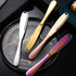 Stainless Steel Kitchen Utensil Set Includes 3-in-1 Butter Knife,Cheese Spreader,and Cake Server,for Butter, Cheese,Jam,Dessert (black)...