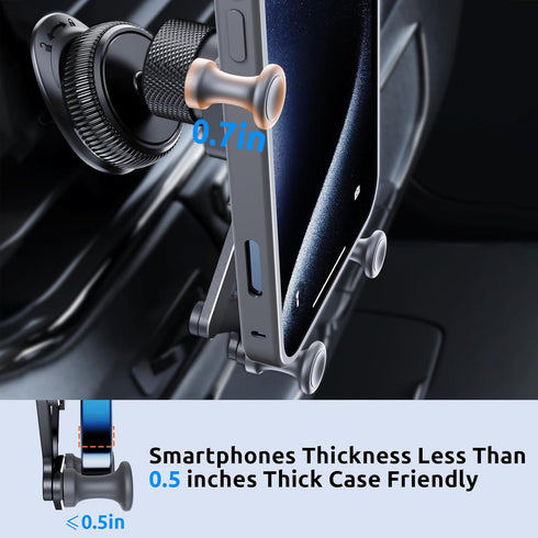 ELOHEI Cell Phone Car Holder, Upgraded Aluminum Alloy Car Holder for iPhone 15 Pro Max, 2023 Best Gravity Car Vent Phone Mount, Air Vent Phone Hol...