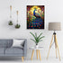 AIBOERL Diamond Painting Kits, Peacocks 5D DIY Full Drill Diamond Art Painting Kits for Adults, Seaside Diamond Painting Gem Art Craft for Home Wa...
