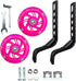 Training Wheels for Bicycle,Flash Mute Wheel Compatible for Bikes of 12-20 Inch 1 Pair (pink)...