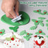 KALAIEN 3pcs Holly Leaf Plunger Cutter Fondant Baking Tools Cake Cookie Sugarcraft Decorating Mould...